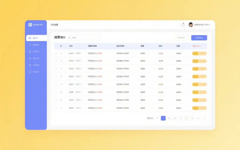 开奖结果表格与用户界面设计